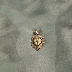 Vintage Silver Heart Pendant